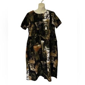 Casual cotton dress with pockets. Size xl Euc